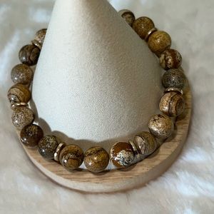 🆕 Handcrafted unisex 10mm Matte Jasper beads